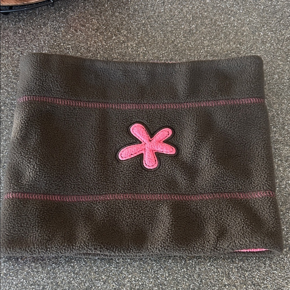 Lands' End Pink Fleece Neck Warmer